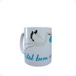 Skodelica potiskana keramična Postal bom Očka